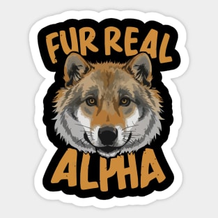 FUR Real Alpha Sticker